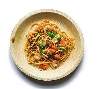 RudraEco-Export-Quality-Areca-Leaf-Round-Deep-Plate-Bio-Degradable-Disposable-Plates-8-Inch-Set-of-25-2