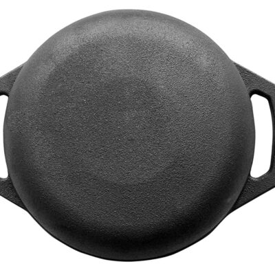Rudra-Pre-Seasoned-Cast-Iron-Flat-Kadhai-9-Inch-5