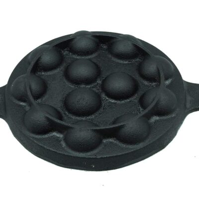 RudraEco-Pre-Seasoned-Cast-Iron-12-Pits-Paniyaram-Pan-12-Inch-3