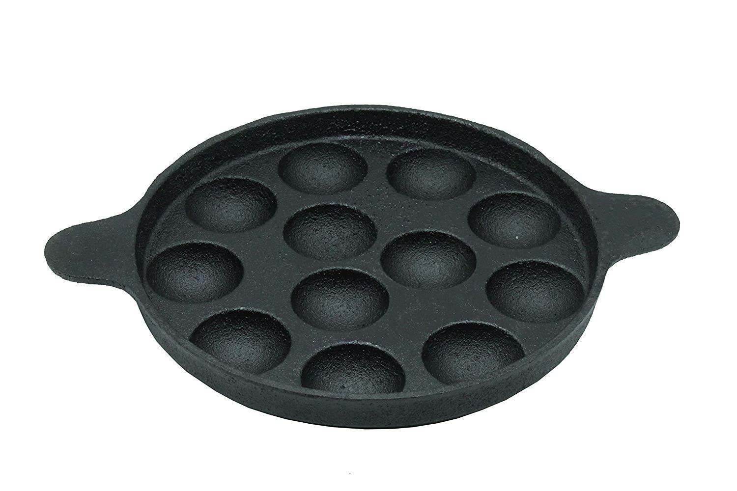 Cast Iron Paniyaram Pan (12 pits)