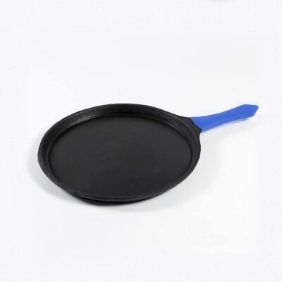 RudraEco-Pre-Seasoned-Cast-Iron-Dosa-Tawa-with-Heat-Resistant-Grip-12-Inch-2