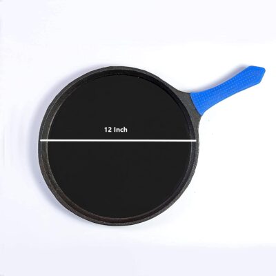 RudraEco-Pre-Seasoned-Cast-Iron-Dosa-Tawa-with-Heat-Resistant-Grip-12-Inch-4