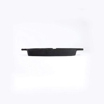 RudraEco-Pre-Seasoned-Cast-Iron-Grill-Pan-10-Inch-4