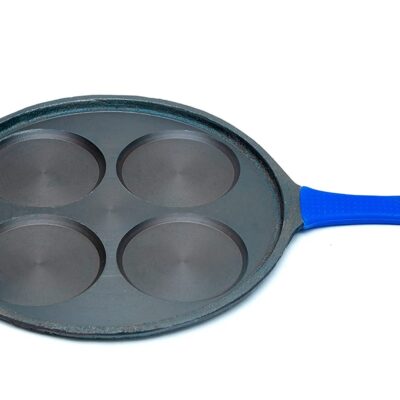 RudraEco-Pre-Seasoned-Cast-Iron-Mini-Uttapa-Tawa-10-Inch-2