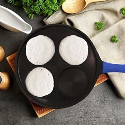 RudraEco-Pre-Seasoned-Cast-Iron-Mini-Uttapa-Tawa-10-Inch-4