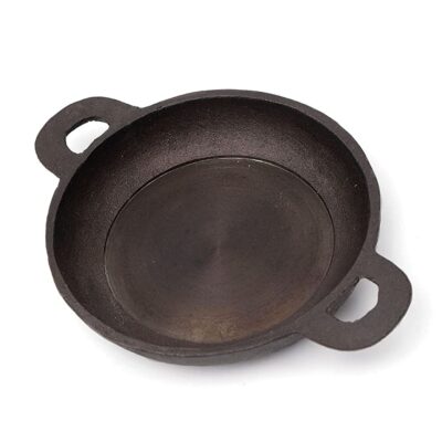 RudraEco Pre-Seasoned Cast Iron Oven Skillet (8 Inch)